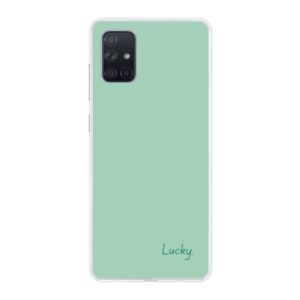 Lucky Phone Case For Samsung Galaxy A71 4G Soft case - Transparent