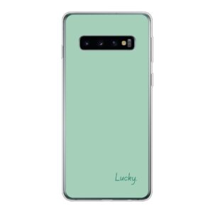 Soft case - Transparent For Samsung Galaxy S10 With Lucky Design