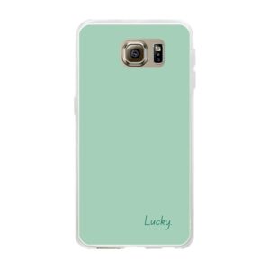 Samsung Galaxy S6 Soft case - Transparent With Lucky Design