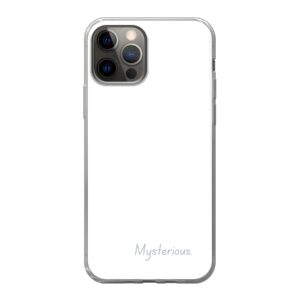 Mysterious Phone Case For Apple iPhone 12 Soft case - Transparent