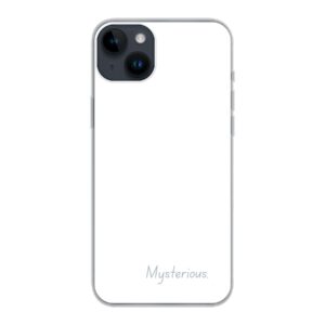 Apple iPhone 14 Plus Phone Case With Mysterious Image Using Soft case - Transparent