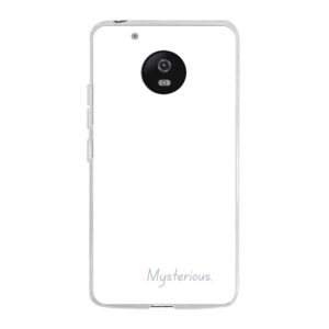 Mysterious Designed Soft case - Transparent Phone Case For Motorola Moto G5