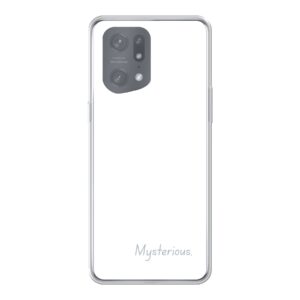 Phone Case With Mysterious Design Made For Oppo Find X5 Pro Soft case - Transparent