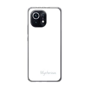 Xiaomi Mi 11 Phone Case With Mysterious Image Using Soft case - Transparent