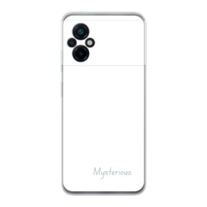 Xiaomi Poco M5 4G / 5G Phone Case With Mysterious Image Using Soft case - Transparent