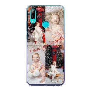 Soft case - Transparent For Huawei P Smart (2019) With Photo Collage Design