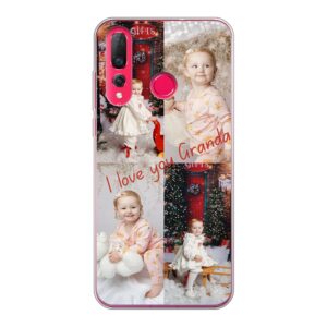 Photo Collage Phone Case For Huawei P30 Lite Soft case - Transparent