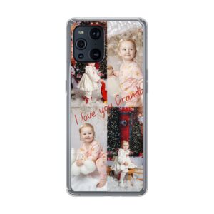 Photo Collage Designed Soft case - Transparent Phone Case For Oppo Find X3