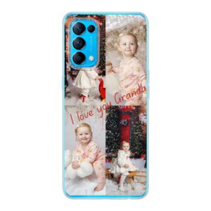 Photo Collage Phone Case For Oppo Reno5 5G Soft case - Transparent