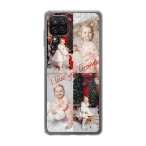 Phone Case With Photo Collage Design Made For Samsung Galaxy A12 Nacho Soft case - Transparent