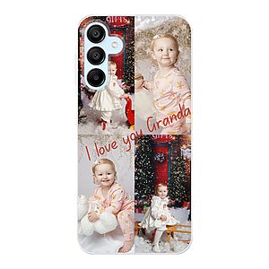 Soft case - Transparent For Samsung Galaxy A15 5G With Photo Collage Design