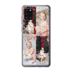 Photo Collage Phone Case For Samsung Galaxy A31 Soft case - Transparent