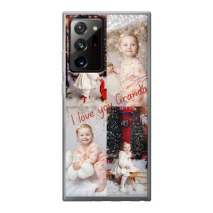 Samsung Galaxy Note 20 Ultra Phone Case With Photo Collage Image Using Soft case - Transparent