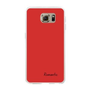 Soft case - Transparent For Samsung Galaxy S6 With Romantic Design