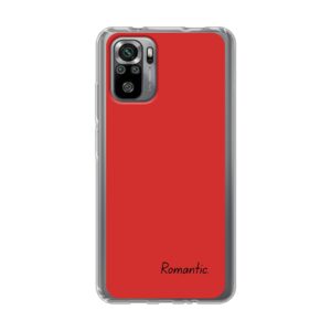 Xiaomi Redmi Note 10S Phone Case With Romantic Image Using Soft case - Transparent