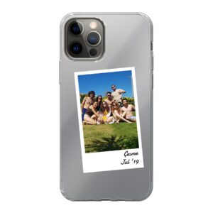 Soft case - Transparent For Apple iPhone 12 With Single Polaroid Design