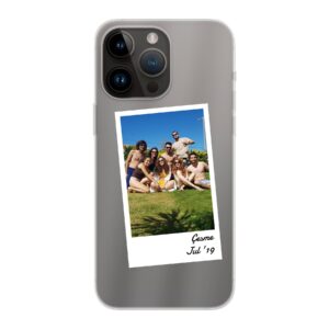 Apple iPhone 14 Pro Max Soft case - Transparent With Single Polaroid Design