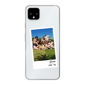 Single Polaroid Designed Soft case - Transparent Phone Case For Google Pixel 4 XL