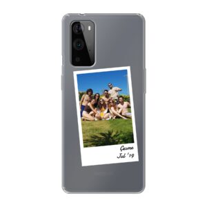 Phone Case With Single Polaroid Design Made For OnePlus 9 Pro Soft case - Transparent