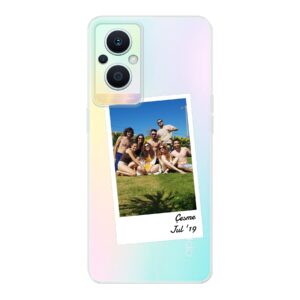 Soft case - Transparent For Oppo Reno8 Lite With Single Polaroid Design