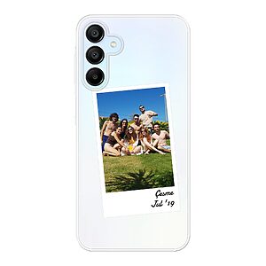 Single Polaroid Designed Soft case - Transparent Phone Case For Samsung Galaxy A15