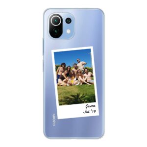 Soft case - Transparent For Xiaomi 11 Lite 5G NE With Single Polaroid Design