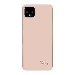 Sleepy Designed Soft case - Transparent Phone Case For Google Pixel 4 XL