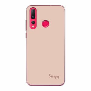 Soft case - Transparent For Huawei P30 Lite With Sleepy Design