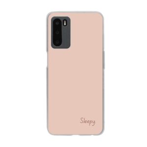 Sleepy Phone Case For Oppo A54s Soft case - Transparent