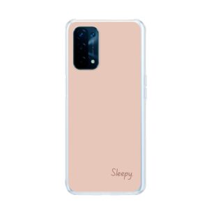 Sleepy Phone Case For Oppo A74 5G Soft case - Transparent