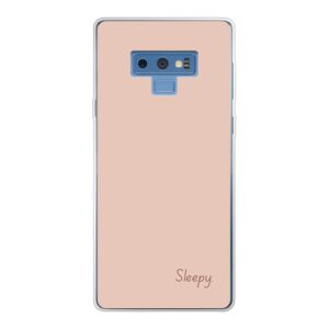 Soft case - Transparent For Samsung Galaxy Note 9 With Sleepy Design