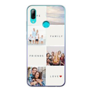 Text and Photo Collage Designed Soft case - Transparent Phone Case For Huawei P Smart (2019)