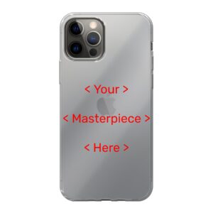 Your Masterpiece Phone Case For Apple iPhone 12 Soft case - Transparent