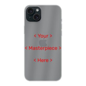 Apple iPhone 15 Plus Soft case - Transparent With Your Masterpiece Design