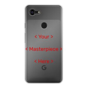 Soft case - Transparent For Google Pixel 3 XL With Your Masterpiece Design