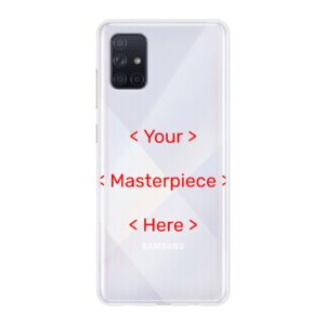 Samsung Galaxy A71 4G Soft case - Transparent With Your Masterpiece Design