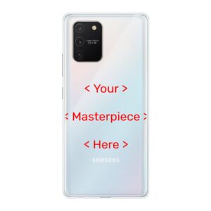 Samsung Galaxy S10 Lite Phone Case With Your Masterpiece Image Using Soft case - Transparent