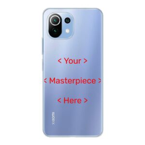 Xiaomi 11 Lite 5G NE Soft case - Transparent With Your Masterpiece Design