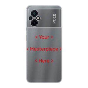 Xiaomi Poco M5 4G / 5G Soft case - Transparent With Your Masterpiece Design